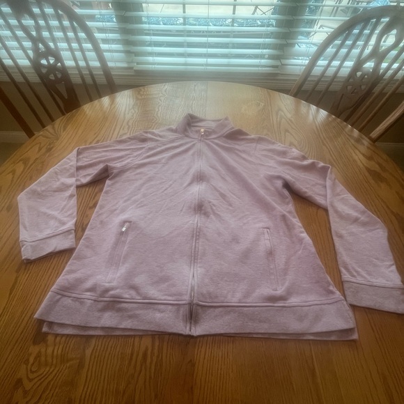 Peter Millar Lilac Crown Comfort Interlock Full-Zip Layer Golf Jacket XL - Picture 3 of 12
